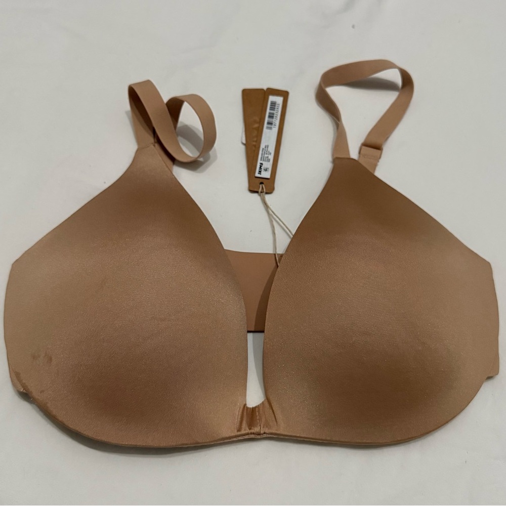 NWT SKIMS Wireless Push-up Bra Clay 34D